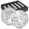 Box of 100 - 2021 1 oz Tuvalu Marge & Maggie Simpson Silver Coin .9999 Fine BU In Cap (Lot, 5 Rolls of 20)
