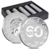 Box of 100 - 2022 1 oz Tuvalu James Bond - 60 Years of Bond Silver Coin .9999 Fine BU In Cap (Lot, 5 Rolls of 20)