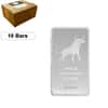 Box of 10 - 1 Kilo Bullion Exchanges Silver Bar .9999 Fine