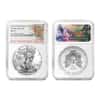 2017 (S) 1 oz Silver American Eagle $1 Coin NGC MS 70 (Trolley Label)