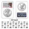 Lot of 20 - 2022-S 1 oz Proof Silver American Eagle NGC PF 69 ER (SF Label)
