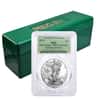 2016 1 oz Silver American Eagle $1 Coin PCGS MS 69 OGH First Day of Issue - 30th Anniversary