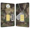 2.5 Gram Gold Bullion Exchanges Army Camouflage Istanbul Gold Refinery (IGR) .9999 Bar (In Assay)