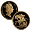 1985 Great Britain Queen Elizabeth II 5 Pound Gold Coin w/Box & COA