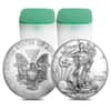 Monster Box of 500 - 2018 1 oz Silver American Eagle $1 Coin BU (25 Roll,Tube of 20)
