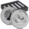 2017 1 oz Silver Lunar Year of The Rooster Lion Privy BU Australian Perth Mint In Cap