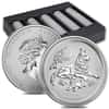 2018 1/2 oz Silver Lunar Year of The Dog BU Australian Perth Mint In Cap