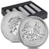 2018 1 oz Silver Lunar Year of The Dog BU Australian Perth Mint In Cap