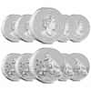 Lot of 10 - 2022 2 oz Silver Australian Piedfort Dingo Mother and Baby Perth Mint .9999 Fine BU Next Generation