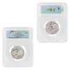 2021 Chad 2 oz Silver Bull vs Bear Pandemic Serial #1 PCGS MS 70 FDOI Antiqued High Relief