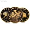 Macau 1000 Patacas Lunar Proof Gold Coin (Random Year)
