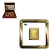 3 gram Gold Chinese 5 Candarins Dragon Stamp .9999 Fine (w/Box & COA)