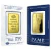 1 oz PAMP Suisse Gold Bar - Statue of Liberty (In Assay) .9999 Fine