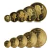 1986 1.9 oz Singapore Year of the Tiger Proof Gold 5 - Coin Set (Sealed)