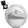 2010-P 5 oz Silver America the Beautiful ATB Oregon Mount Hood Uncirculated Coin (w/Box & COA)