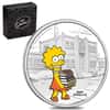 2019 1 oz Tuvalu Proof Lisa Simpson Silver Coin .9999 Fine Silver (Colorized)