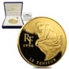 1996 France 1 oz 500 Francs The Thinker Proof Gold Coin .999 Fine (w/Box & COA)