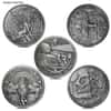 5 oz Hobo Nickel Antiqued Silver Round .999 Fine (Random Design)
