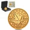 2021 1 oz Canadian Piedfort Gold Maple Leaf Celebration Coin .9999 Fine (w/Box & COA)