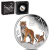 2022 1 oz Colorized Proof Silver Lunar Year of The Tiger Australian Perth Mint (w/Box & COA)