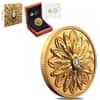 2021 Canada 1 oz Proof Gold Forevermark Black Label Oval Diamond Coin .99999 Fine (w/Box & COA)