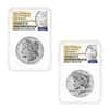 2023-S Morgan and Peace Silver Dollar Reverse Proof 2-Coin Set NGC PF 70 ER (Morgan/Peace Label)