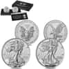 2021 W/S 1 oz Reverse Proof Silver American Eagle 2-Coin Set Designer Edition (w/Box & COA)