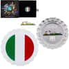 2021 Chad 6 gram World Landmarks - Italy Bottle Cap Proof Silver Coin .999 Fine (w/Box)
