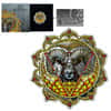 2022 Solomon Islands 2 oz Ram of the 3rd Chakra Colorized Silver Coin .9999 Fine (w/Box & COA)