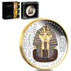 2022 Tuvalu 2 oz Proof Silver Tutankhamun Discovery Coin .9999 Fine (w/Box & COA)