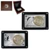 2021 2 oz Silver Bar and 1921 Morgan Silver Dollar Set - 100th Anniversary (w/Box & COA)