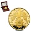 2019 Great Britain 1 oz Proof Gold Queen's Beasts Falcon of the Plantagenets Coin .9999 Fine (w/Box & COA)