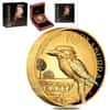 2022 5 oz Proof Gold Australian Kookaburra Perth Mint High Relief Coin .9999 Fine (w/Box & COA)