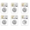 2021 Morgan / Peace Silver Dollar Centennial 6-Coin Set NGC MS 70 FDOI (Morgan/Peace Label)