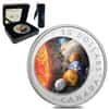 2021 Canada 5 oz The Solar System Colorized Proof Silver Coin .9999 Fine (w/Box & COA)