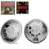 2022 50 gram Silver 40th Ann of the Gold Panda Domed Coin Solomon Islands .999 Fine (w/Box & COA)