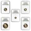 2015 2.0599 oz British Proof Gold Sovereign 5th Portrait 5-Coin Set NGC PF 70 UCAM
