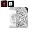 2021 1 oz Proof Silver Australian Dragon Coin Bar Perth Mint .9999 Fine (w/Box & COA)