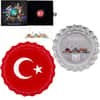 2021 Chad 6 gram World Landmarks - Turkey Bottle Cap Proof Silver Coin .999 Fine (w/Box)