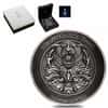 2022 2 Kilo Silver Dragon and Tiger Antiqued High Relief Coin Australian Perth Mint (w/Box & COA)