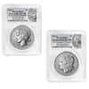 2025-S Morgan and Peace Silver Dollar Reverse Proof 2-Coin Set PCGS PF 70 FDOI (Morgan/Peace)