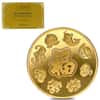 1.2057 oz Luk Fook 1 Tael Commemorative Gold Round .9999 Fine (In Cap)