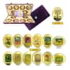 12 oz Gold Salvador Dali 12 Tribes of Israel 12 - Medal Set (w/Box & COA)