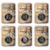 1958-1963 Franklin Half Dollar 50C 90% Silver Proof 6-Coin Set NGC PF 68