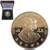 1989 1.4 oz The Royal Visit to Hong Kong Proof Gold Medal (w/Box & COA)