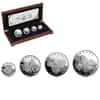 1991 Canada 1.85 oz Snowy Owl Proof Platinum 4-Coin Set (w/Box & COA)
