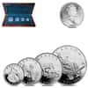 1992 Canada 1.85 oz Proof Platinum Cougar .9995 Fine 4-Coin Set (w/Box)