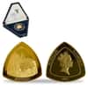 1997 Bermuda 15.16 gram Proof Gold Sea Venture Triangular Coin .999 Fine (w/Box & COA)