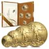 2016-W 4-Coin Proof Gold American Eagle Set (w/Box & COA)