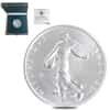 1 Franc Silver France Coin w/Box & COA (Random Year)